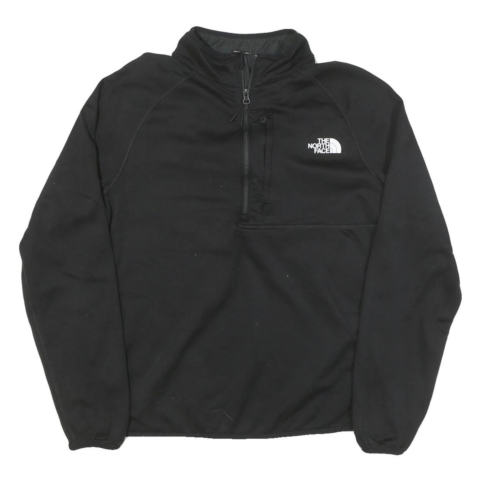 THE NORTH FACE Mens Black Jacket L Polyester Blend Zip Outdoor Casual Activewear