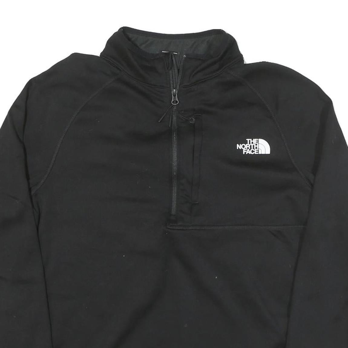 THE NORTH FACE Mens Black Jacket L Polyester Blend Zip Outdoor Casual Activewear