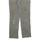 CARHARTT Womens Slim Fit Grey Denim Jeans W28 L28 Workwear Style