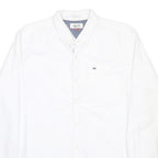 HILFIGER DENIM Mens White XL Cotton Shirt Long Sleeve Button Down Classic Fit