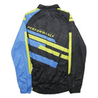 4UCYCLING Mens Black & Blue Performance Cycling Jersey M Long Sleeve Crew Neck