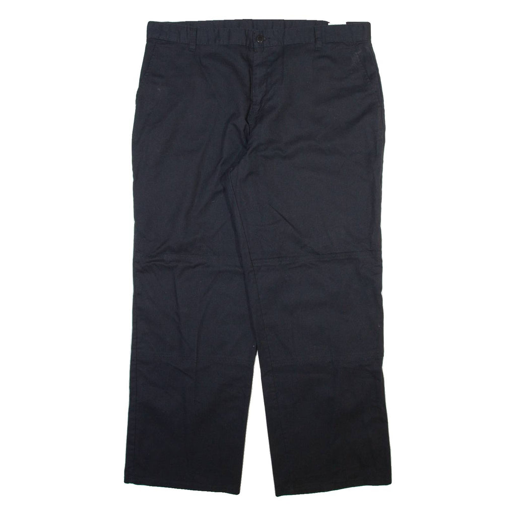 DICKIES Mens Trousers Black Relaxed Straight W38 L30