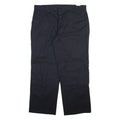 DICKIES Mens Trousers Black Relaxed Straight W38 L30