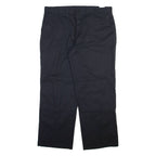 DICKIES Mens Trousers Black Relaxed Straight W38 L30