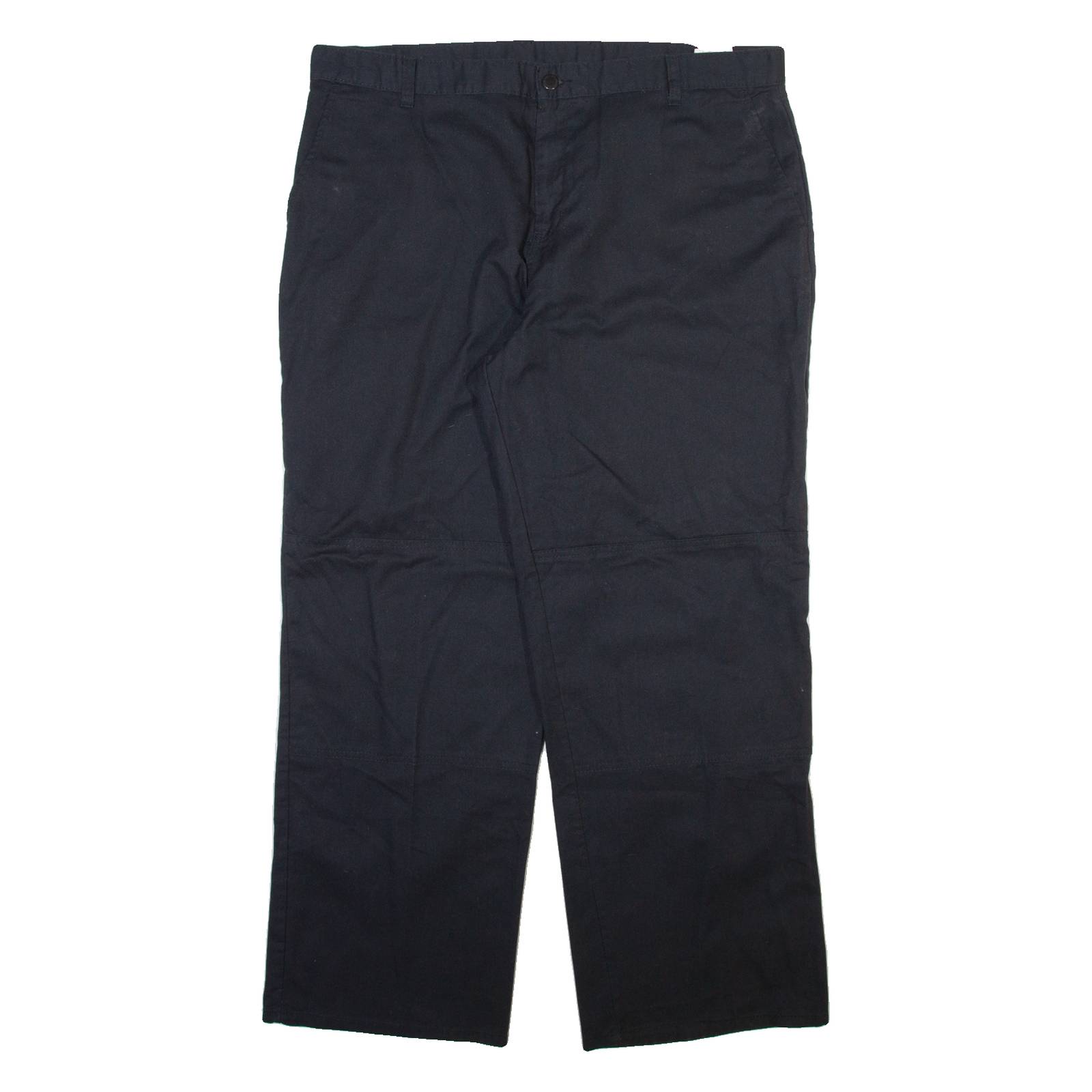 DICKIES Mens Trousers Black Relaxed Straight W38 L30