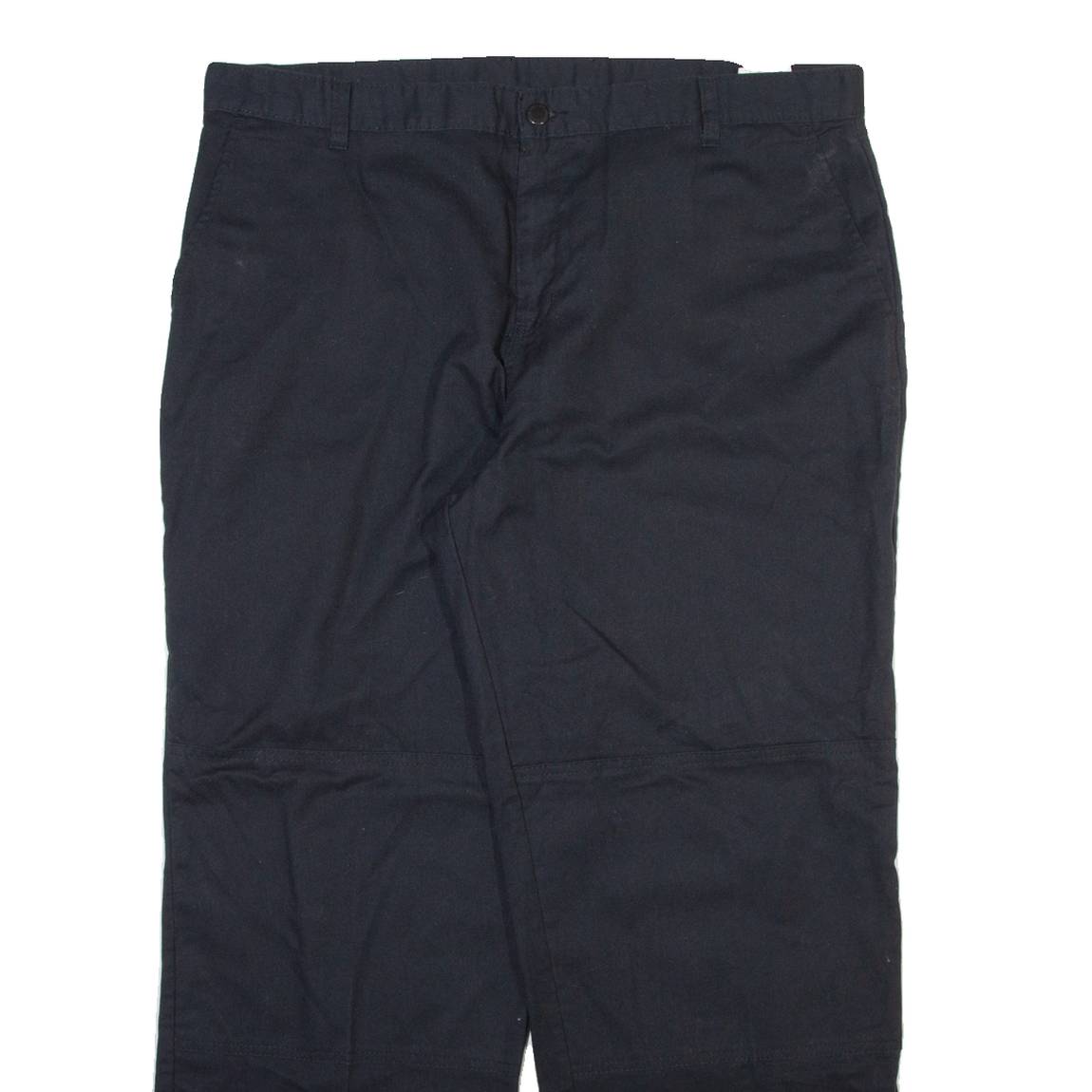 DICKIES Mens Trousers Black Relaxed Straight W38 L30