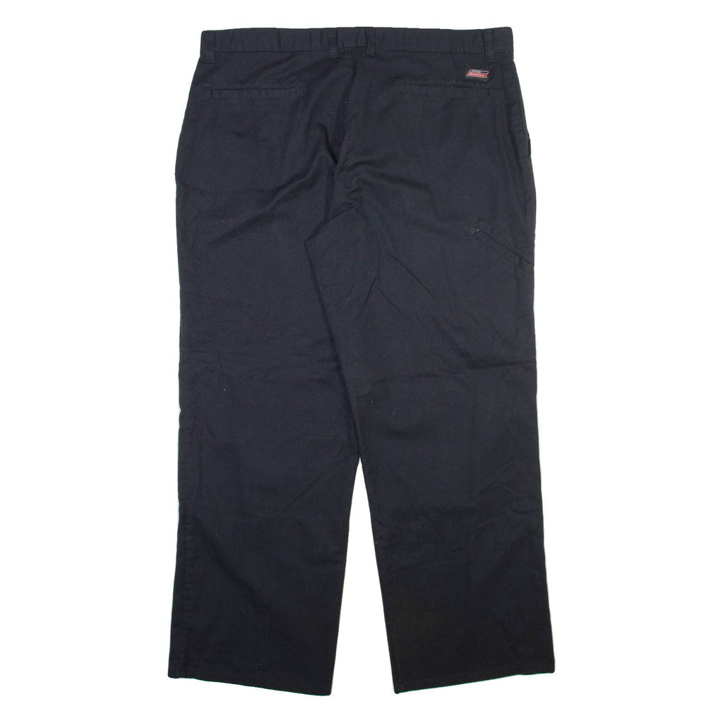 DICKIES Mens Trousers Black Relaxed Straight W38 L30