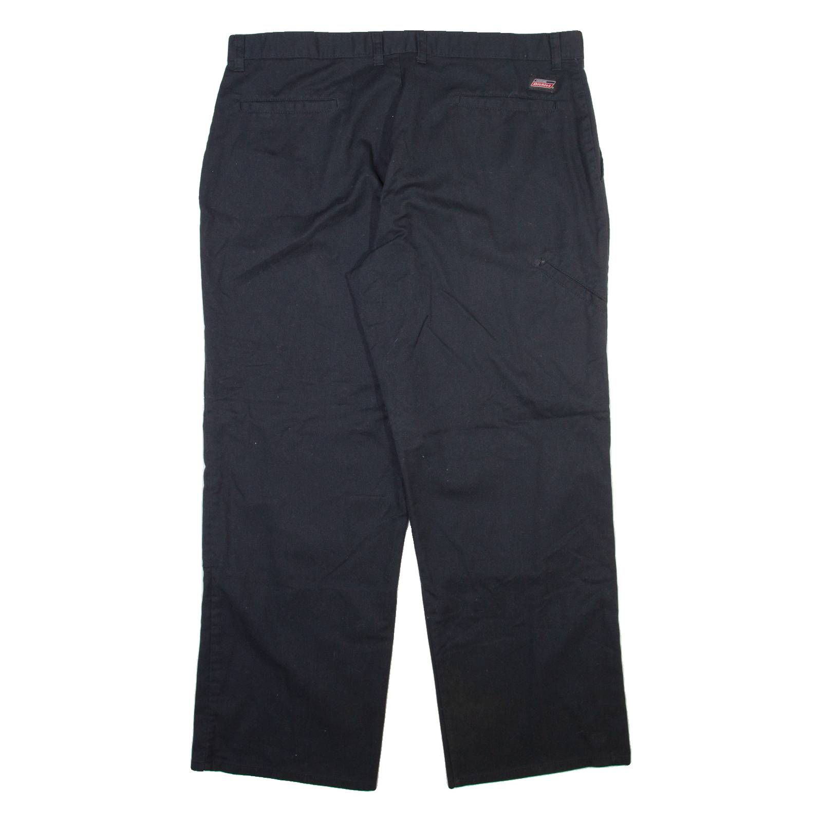 DICKIES Mens Trousers Black Relaxed Straight W38 L30