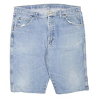 WRANGLER Womens Denim Casual Blue Shorts Size L W38 Relaxed Fit Premium Style
