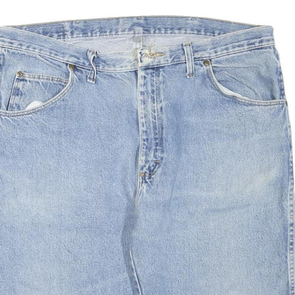 WRANGLER Womens Denim Casual Blue Shorts Size L W38 Relaxed Fit Premium Style