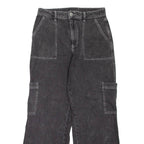 RSQ Carpenter Womens Jeans Black Loose Straight W30 L28