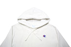 CHAMPION REVERSE WEAVE Womens White Pullover Hoodie S Cotton Blend Casual