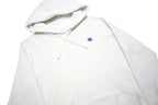 CHAMPION REVERSE WEAVE Womens White Pullover Hoodie S Cotton Blend Casual
