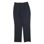 TWEANS Womens Polyester Blend Black Regular Fit Straight Leg Trousers W28 L32