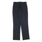 TWEANS Womens Polyester Blend Black Regular Fit Straight Leg Trousers W28 L32