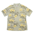 SUMMA Mens Polo Shirt Green Floral M