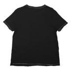 NEXT Womens Black T-Shirt UK 14 Short Sleeve Crew Neck Plain Cotton Blend