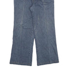 AOSIGE Mens Jeans Blue Regular Bootcut Denim Medium W30 L27 Zip Cotton Blend