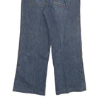 AOSIGE Mens Jeans Blue Regular Bootcut Denim Medium W30 L27 Zip Cotton Blend