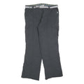 TCM Womens Black Polyester Blend Regular Straight Trousers W36 L32 Casual Belted