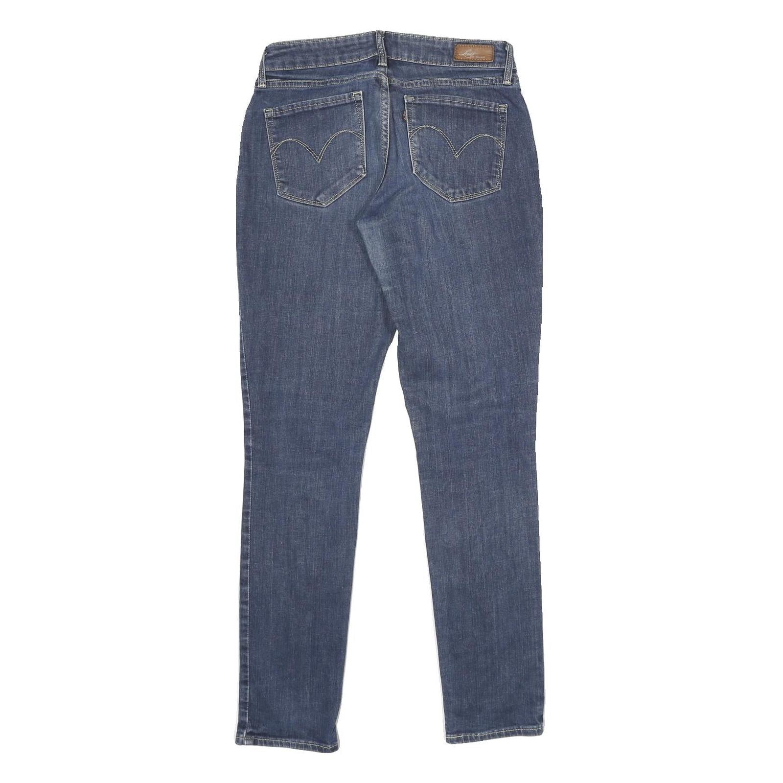 LEVI'S Bold Curve Skinny Womens Jeans Blue Slim Skinny Denim Medium W30 L32