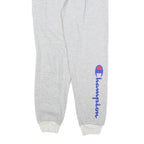 CHAMPION Womens Joggers Grey & White XS W25 L28 Cotton Blend Comfortable Fit