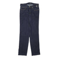 ARMANI JEANS Womens Jeans Blue Regular Straight Denim Dark W27 L29 Zip Cotton