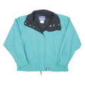 WOOLRICH Womens Blue Nylon Button Jacket L Outdoor Comfortable Lightweight