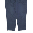 DICKIES Mens Cotton Blend Navy Regular Straight Trousers W40 L32 Workwear Zip