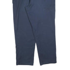 DICKIES Mens Cotton Blend Navy Regular Straight Trousers W40 L32 Workwear Zip