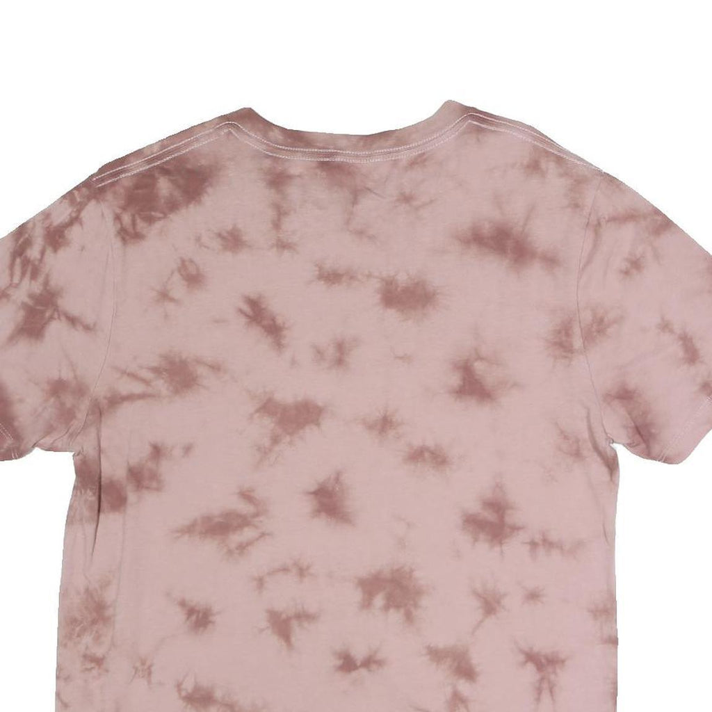 TRUE RELIGION Mens Brown Tie Dye Graphic T-Shirt L Short Sleeve Crew Neck