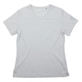 MAMMUT Mens White Polyester Modern T-Shirt M Short Sleeve V-Neck Lightweight