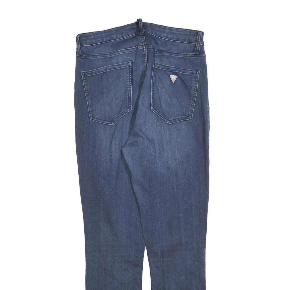 GUESS Womens Slim Fit Blue Denim Skinny Jeans Cotton Blend W29 L28 Stretch