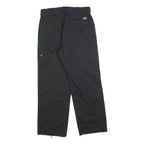 DICKIES Mens Cotton Blend Black Relaxed Straight Trousers W30 L27 Workwear Zip