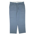 DICKIES Mens Trousers Blue Regular Tapered W40 L30