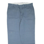 DICKIES Mens Trousers Blue Regular Tapered W40 L30