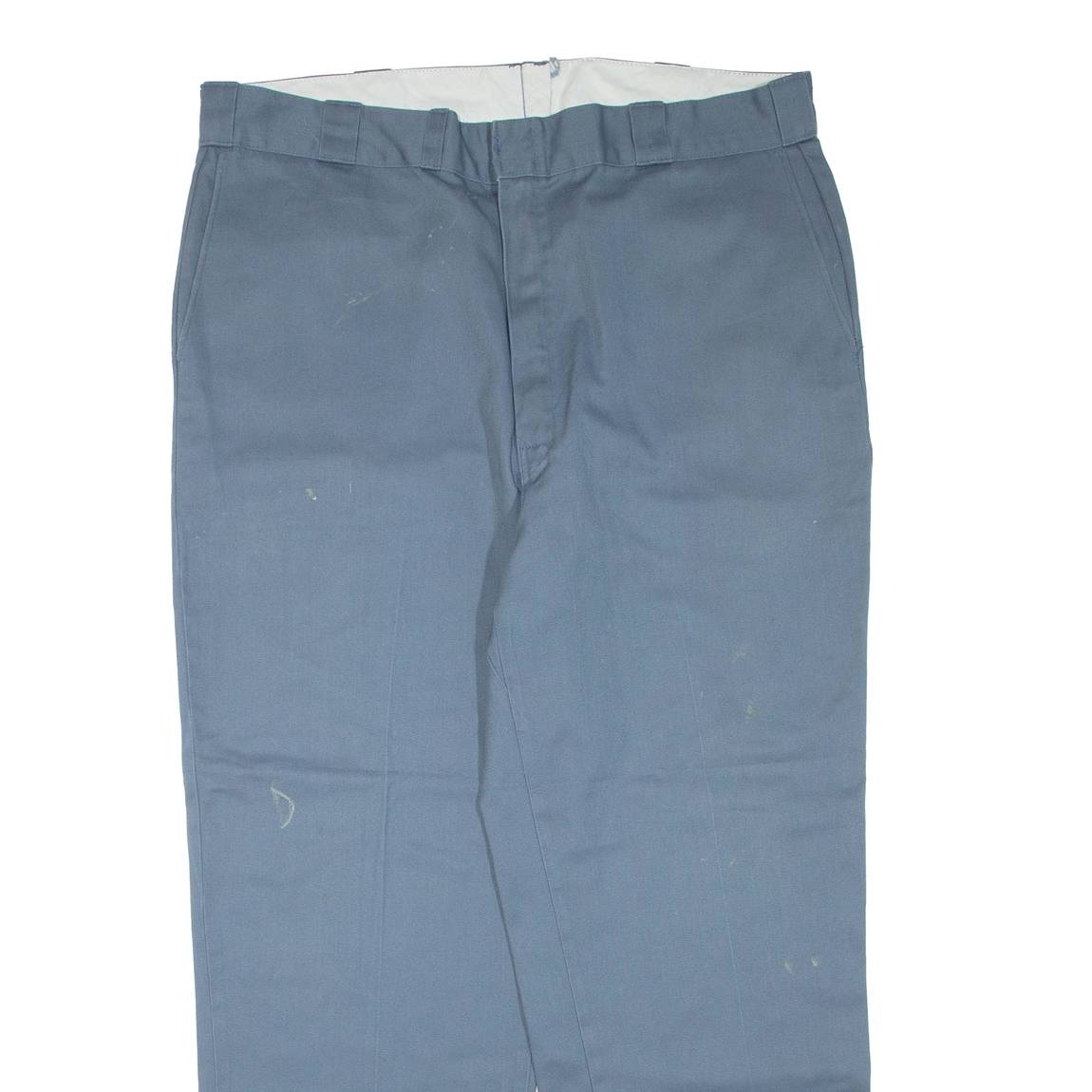 DICKIES Mens Trousers Blue Regular Tapered W40 L30