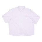 Womens Plain Shirt Purple 90s L