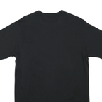 CHAMPION Mens Black Happy Jolly Days Graphic T-Shirt L Short Sleeve Crew Neck