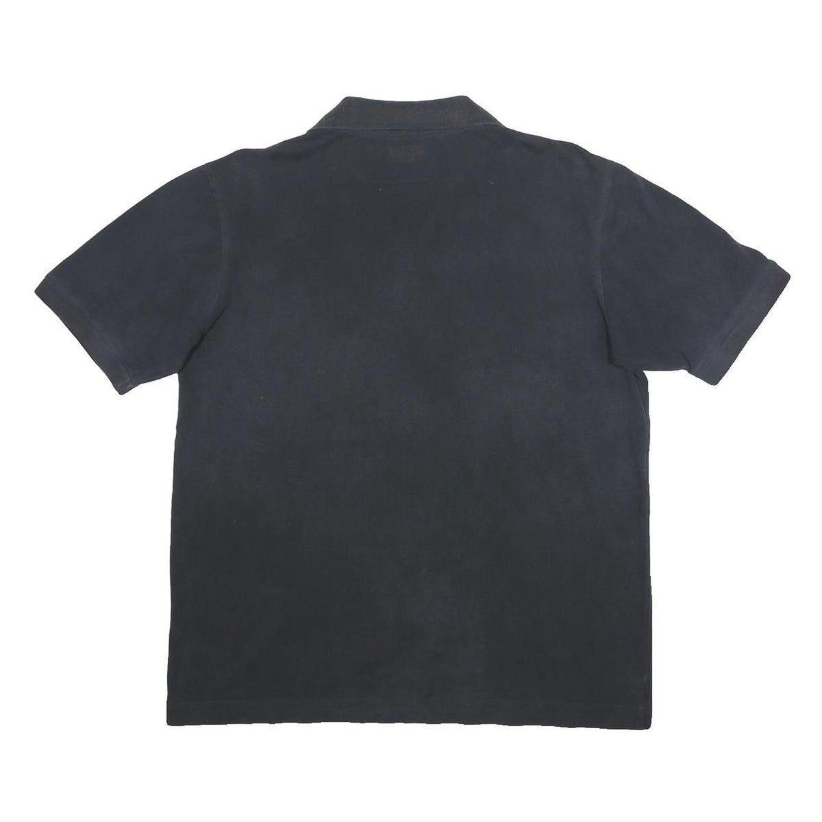 KAPPA Mens Black Cotton Short Sleeve Logo Polo Shirt L Casual Sportswear