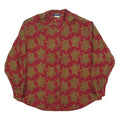 BREECHES Womens Red Patterned Rayon Shirt M Stylish Button Up