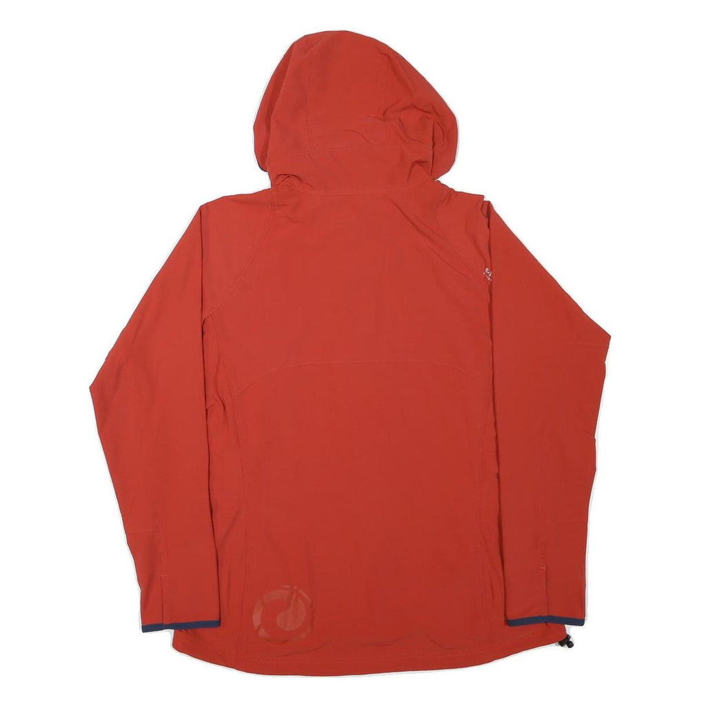 SHERPA Womens Red & Navy Softshell Jacket XL Polyester Blend Hooded Outdoor Zip