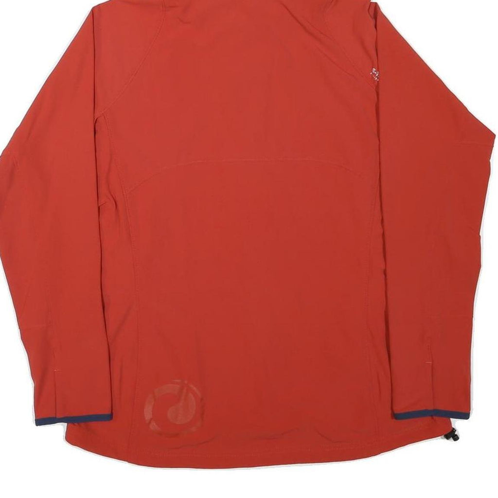 SHERPA Womens Red & Navy Softshell Jacket XL Polyester Blend Hooded Outdoor Zip