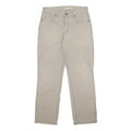 CARHARTT Mens Cotton Beige Relaxed Fit Straight Leg Trousers W32 L32 Casual