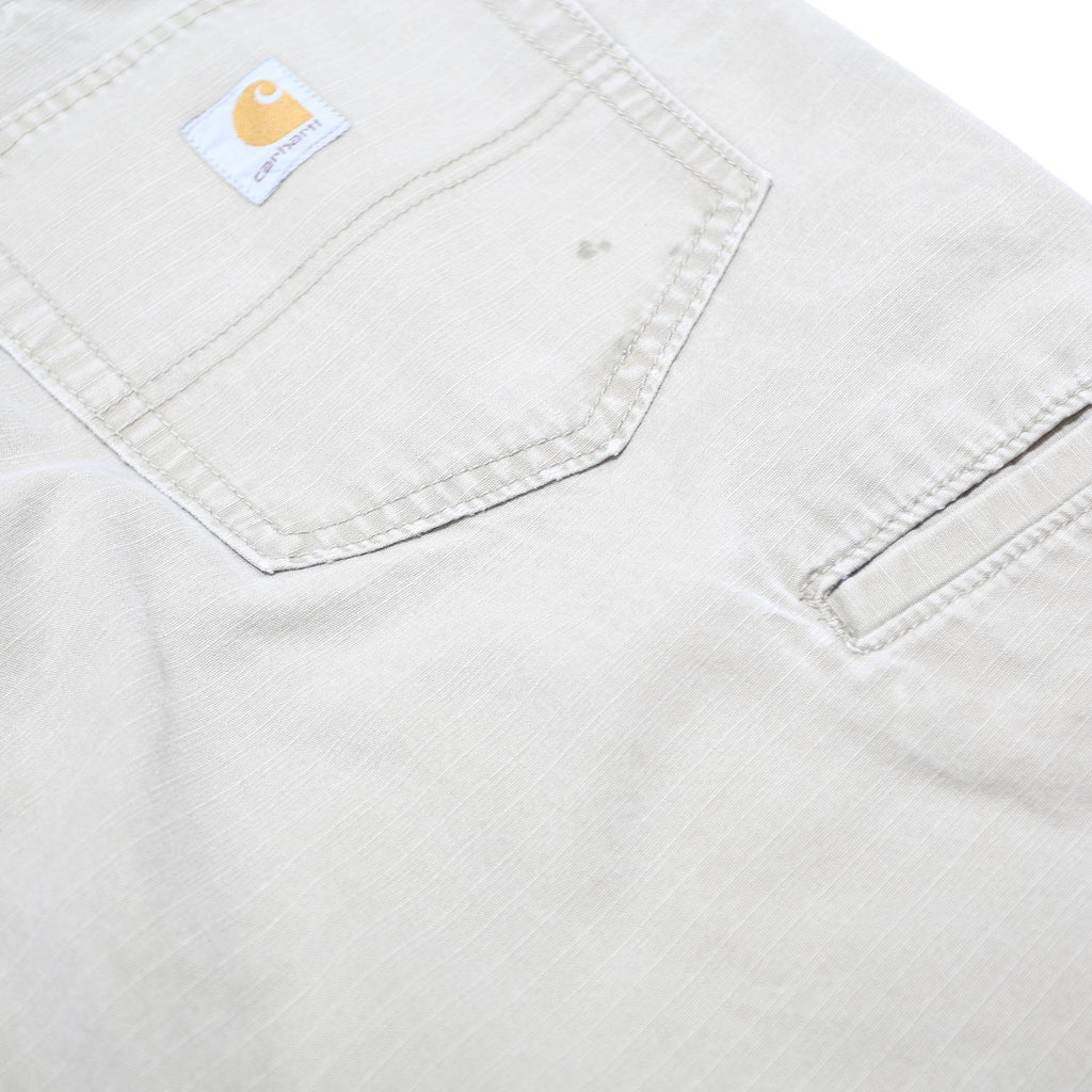 CARHARTT Mens Cotton Beige Relaxed Fit Straight Leg Trousers W32 L32 Casual