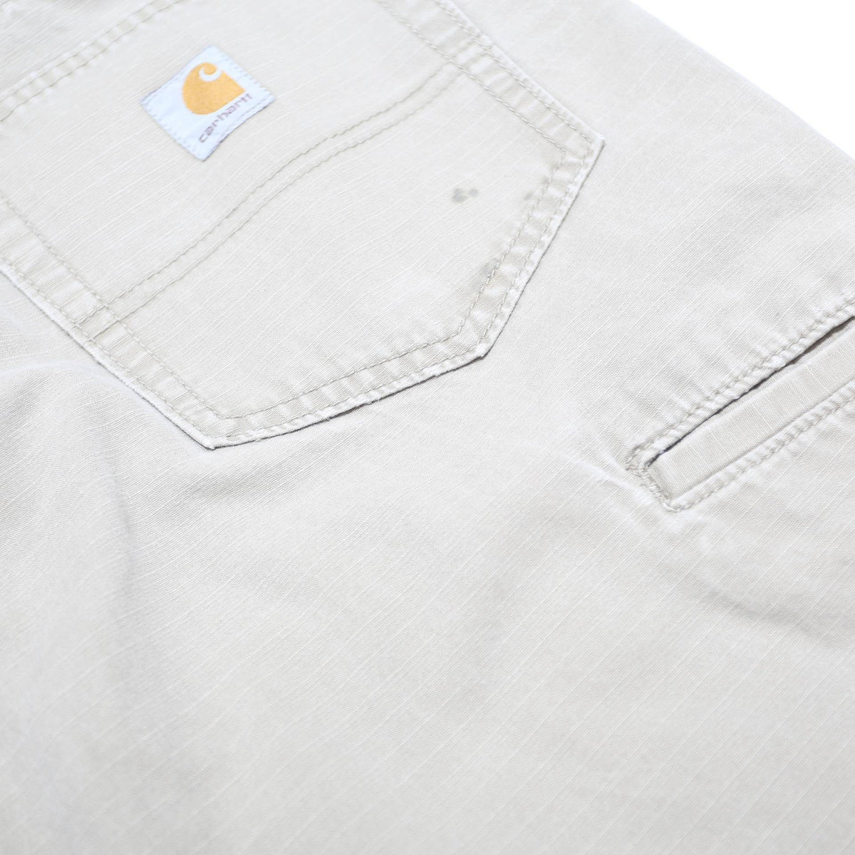 CARHARTT Mens Cotton Beige Relaxed Fit Straight Leg Trousers W32 L32 Casual