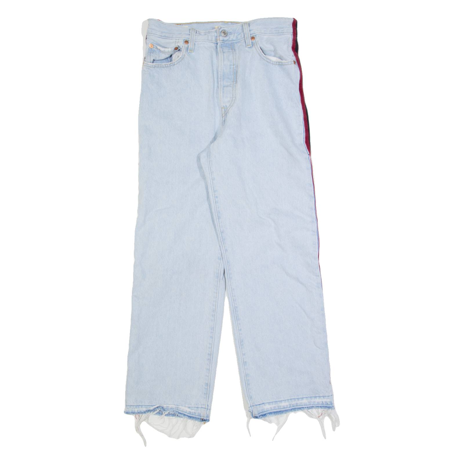 LEVI'S Ribcage Ankle Womens Jeans Blue Regular Straight W28 L27