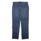 CAT Mens Trousers Blue Regular Straight W36 L34