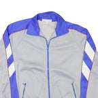 OLTEN Mens Grey & Blue Sportclub Zwillikon Track Jacket L Polyester Blend Zip