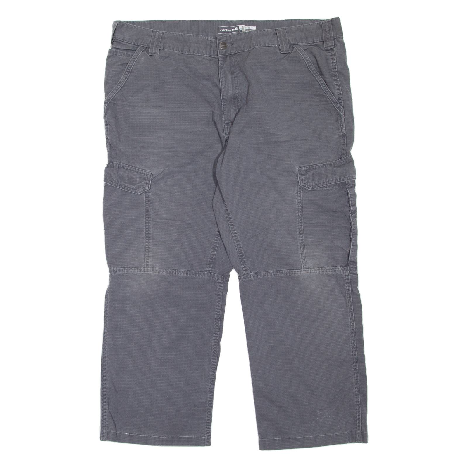CARHARTT Cargo Workwear Mens Trousers Grey Relaxed Tapered W40 L26